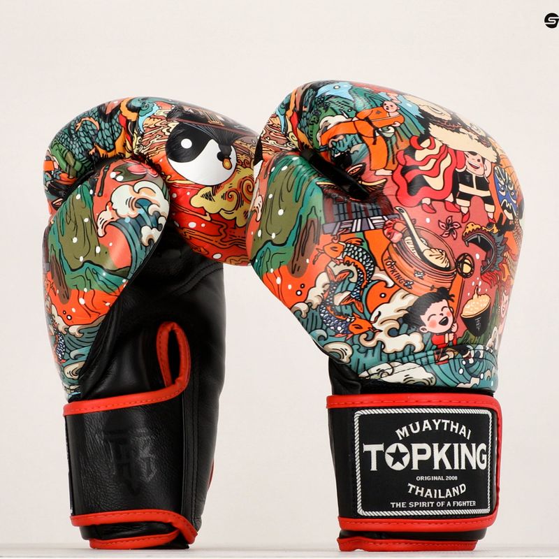 Rękawice bokserskie Top King Boxing Culture black/red TKBGCT-2C2 7