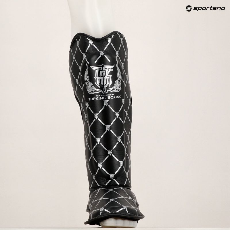 Ochraniacze piszczeli i stóp Top King Chain black/silver 6