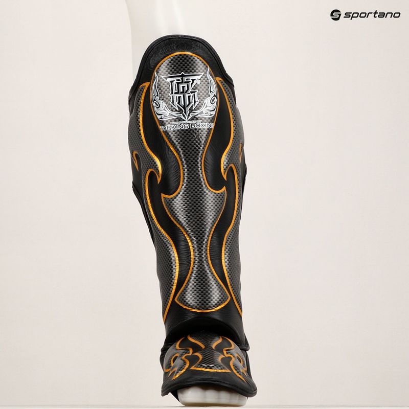 Ochraniacze piszczeli i stóp Top King Empower black/silver 8