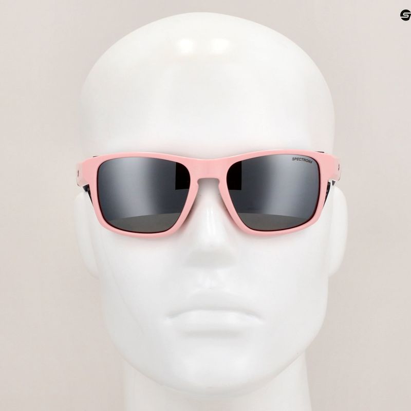 Okulary przeciwsłoneczne Julbo Shield M Spectron shiny pastel pink/dark gray 5
