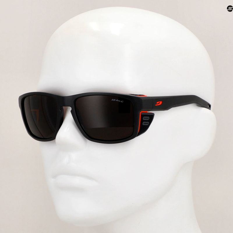 Okulary przeciwsłoneczne Julbo Shield Alti Arc 4+ matte black/orange 5