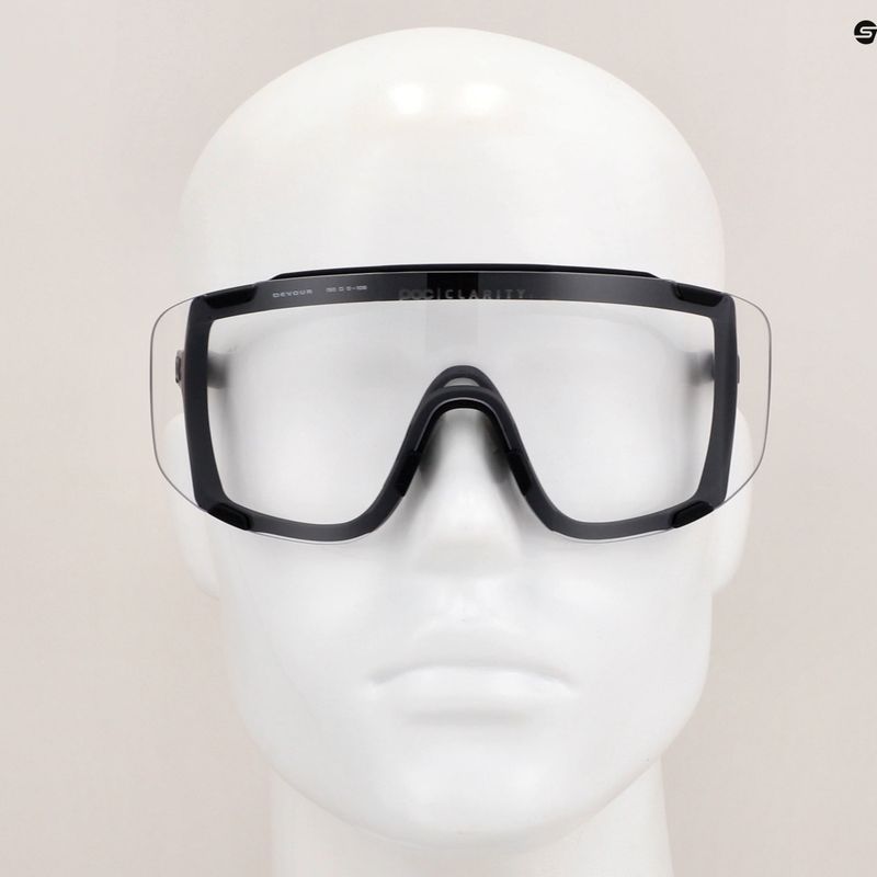 Okulary przeciwsłoneczne POC Devour Photochromic uranium black/clarity photochromic/changeable grey 10