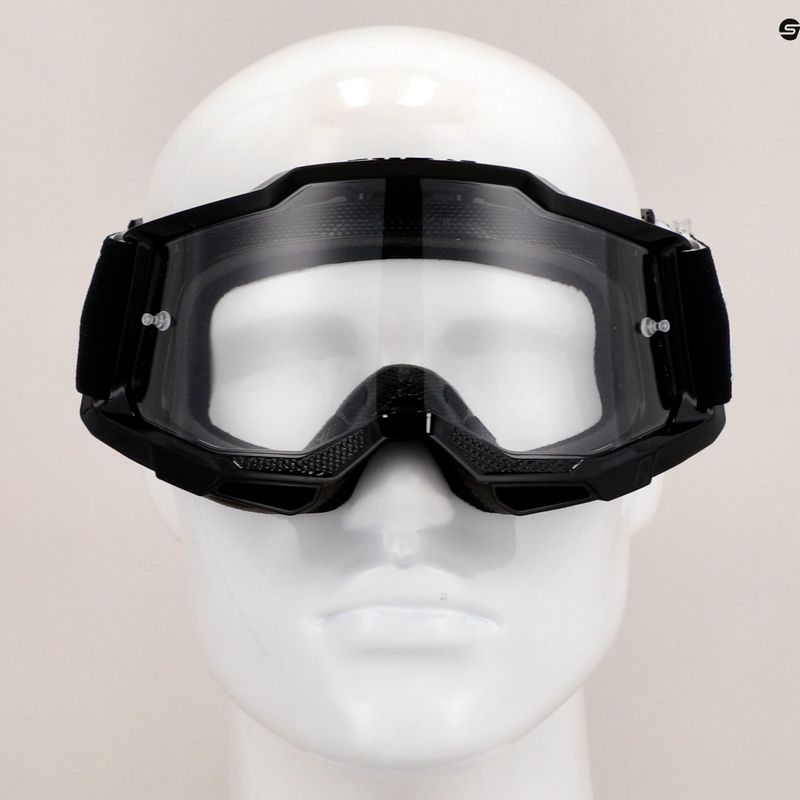 Gogle rowerowe dziecięce 100% Accuri 2 Junior black/clear 7