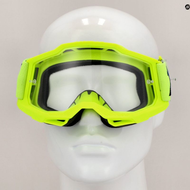 Gogle rowerowe dziecięce 100% Accuri 2 Junior fluo/yellow/clear 7
