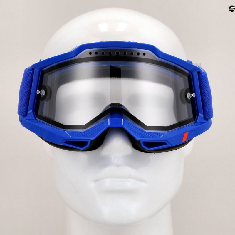 Gogle rowerowe 100% Accuri 2 Enduro MTB blue/clear 7