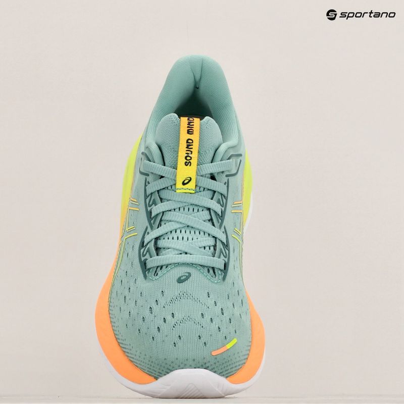 Buty do biegania damskie ASICS Gel-Cumulus 26 Paris light celadon/safety yellow 11