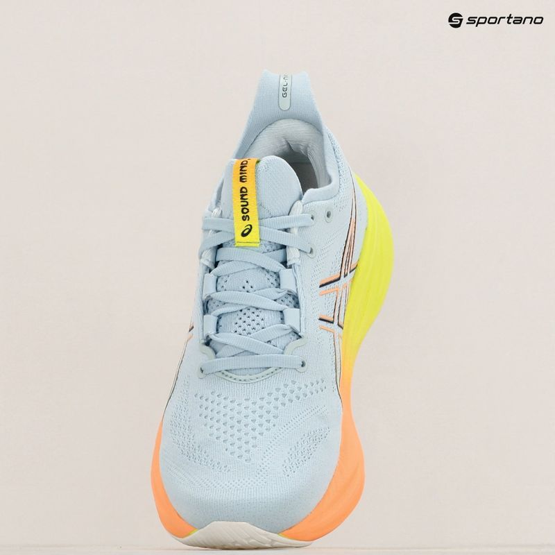Buty do biegania damskie ASICS Gel-Nimbus 26 Paris cool grey/safety yellow 12