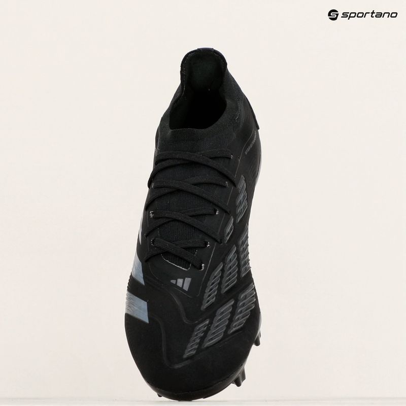 Buty piłkarskie męskie adidas Predator Pro FG core black/carbon 10