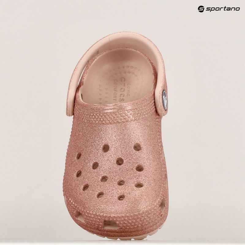Klapki dziecięce Crocs Classic Glitter Clog Toddler quartz glitter 16