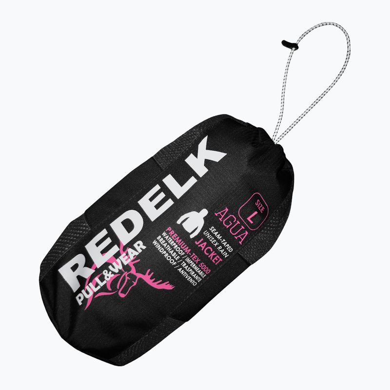 Kurtka przeciwdeszczowa RedElk Agua black/pink 2