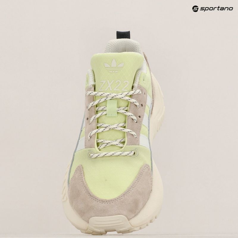 Buty adidas ZX 22 cloud white/cloud white/almost lime 9