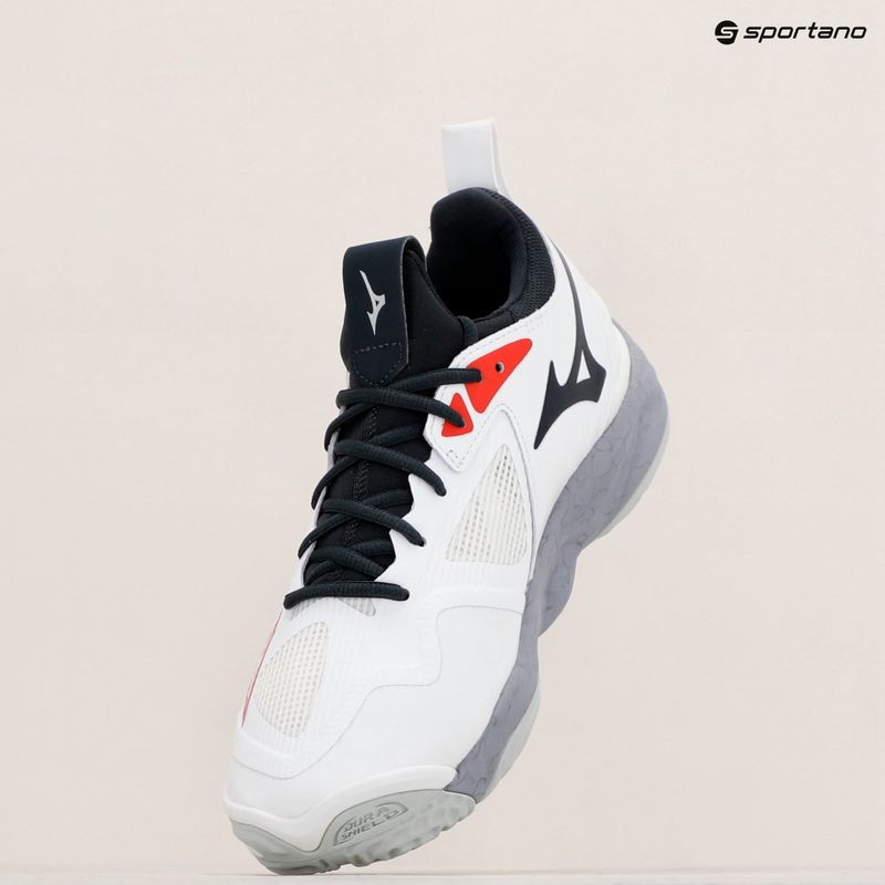 Buty do siatkówki Mizuno Wave Momentum 3 white/salsa/black 9