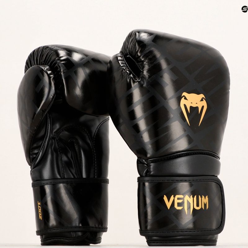 Rękawice bokserskie Venum Contender 1.5 XT Boxing black/gold 10