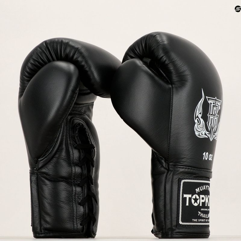 Rękawice bokserskie Top King Muay Thai Pro black 7