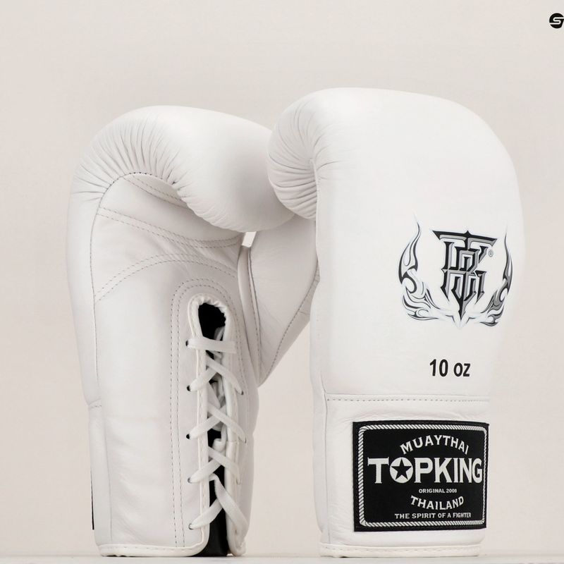 Rękawice bokserskie Top King Muay Thai Pro white 7