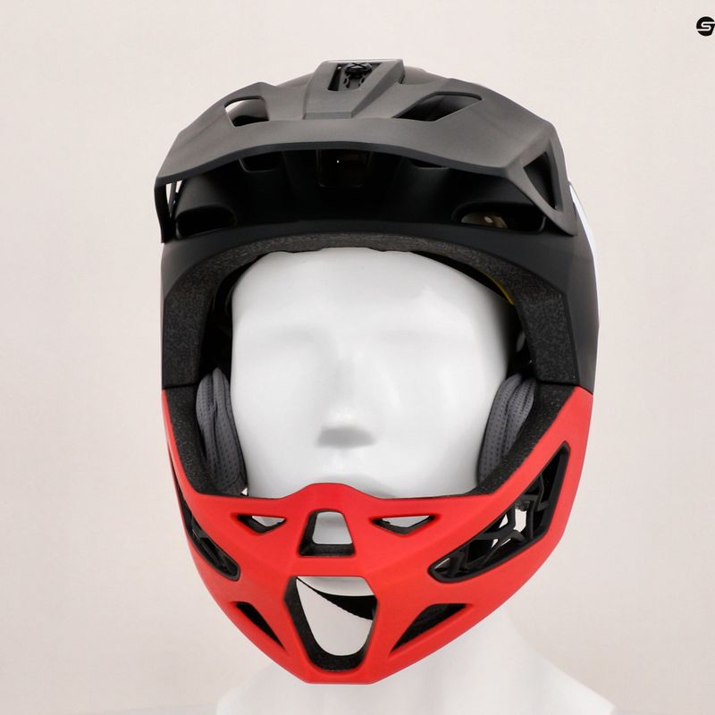 Kask rowerowy Dainese Linea 01 Mips Evo mono matt black/red/nardo grey 10