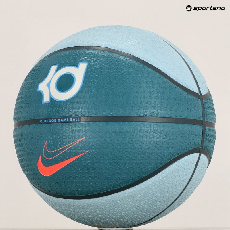 Piłka do koszykówki Nike Playground 8P 2.0 K Durant Deflated blue rozmiar 7 5