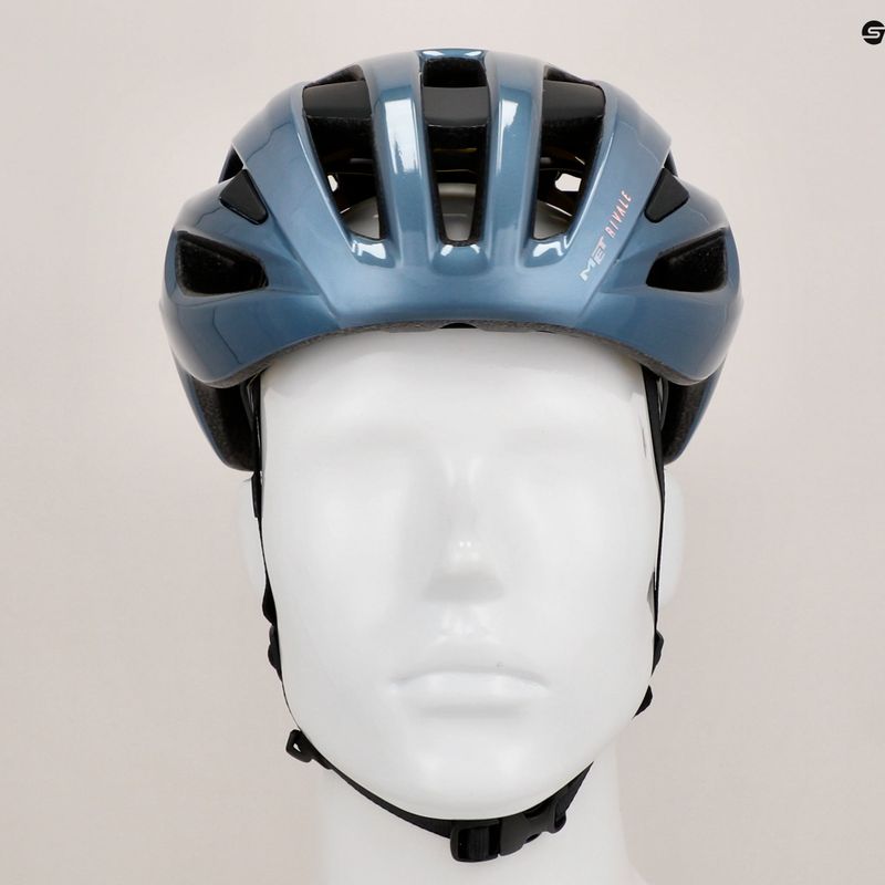 Kask rowerowy MET Rivale II Mips navy/ silver matt 9
