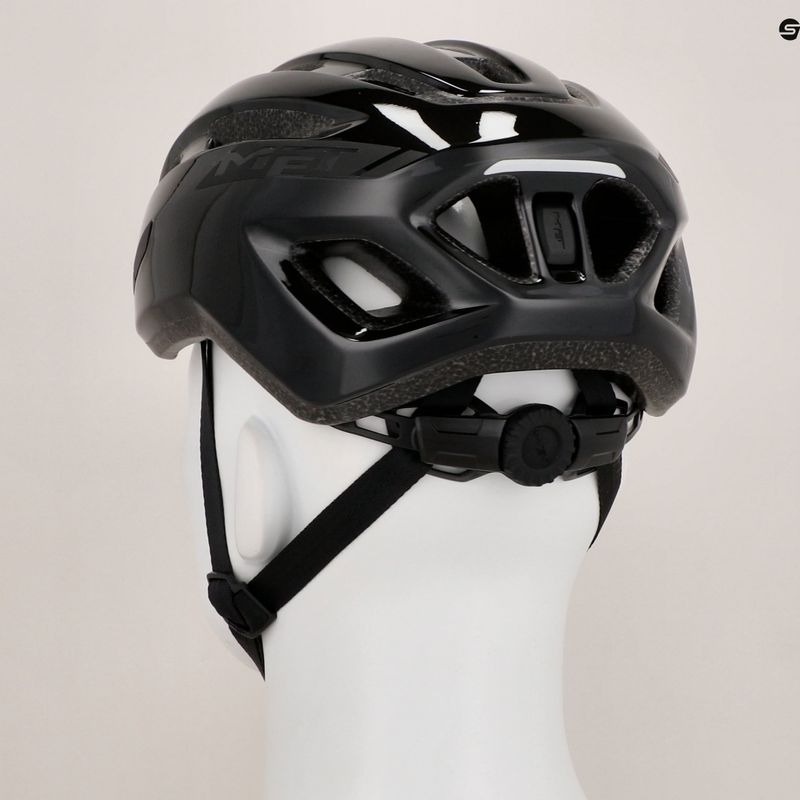 Kask rowerowy MET Miles black glossy 8