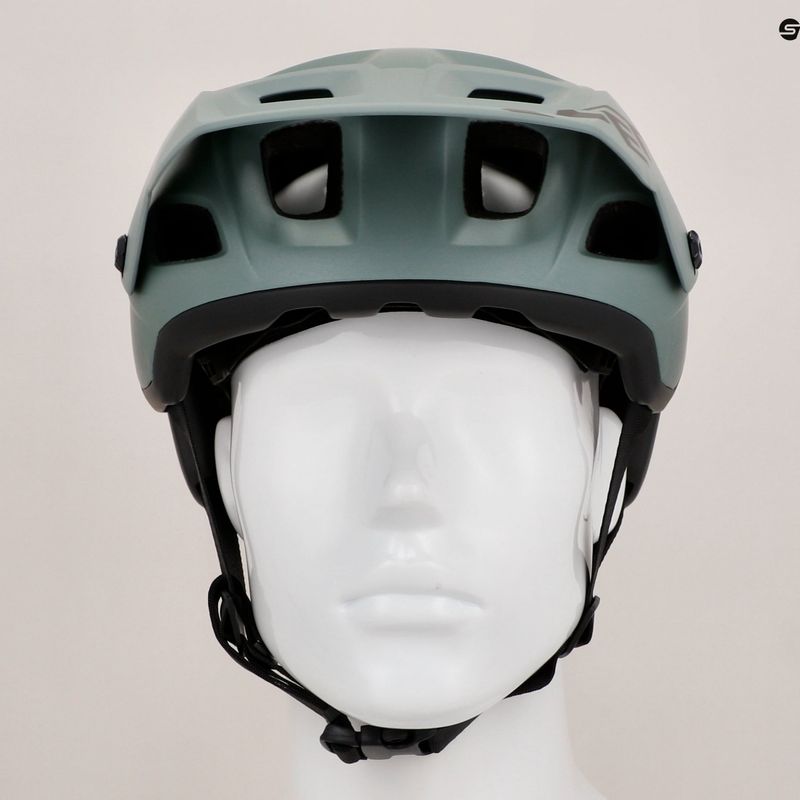 Kask rowerowy MET Terranova sage green/ black matt 9