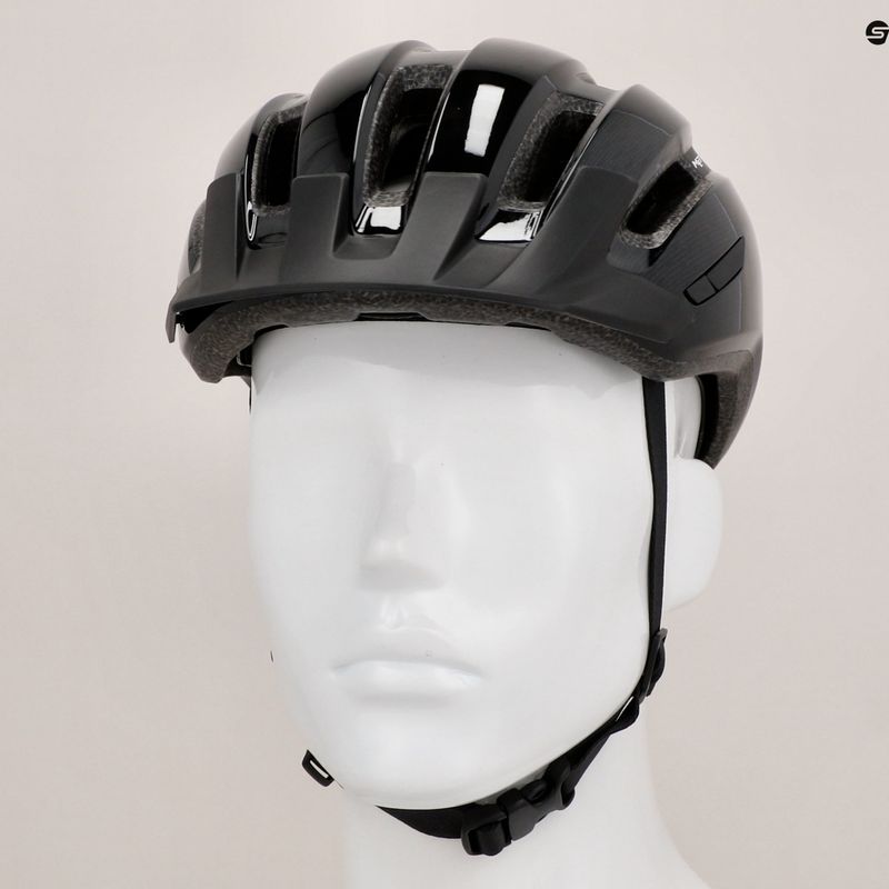 Kask rowerowy MET Downtown black glossy 8