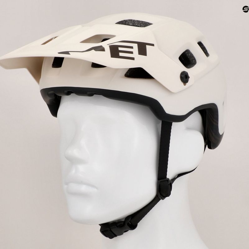 Kask rowerowy MET Terranova off white/ bronze matt 9