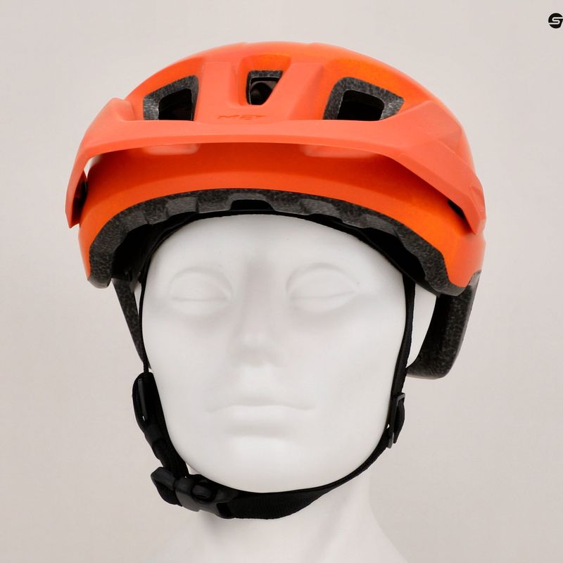 Kask rowerowy MET Echo orange rust matt 9