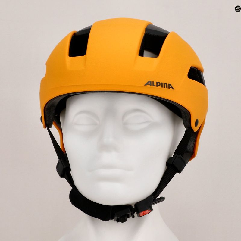 Kask rowerowy Alpina Soho burned yellow matte 7