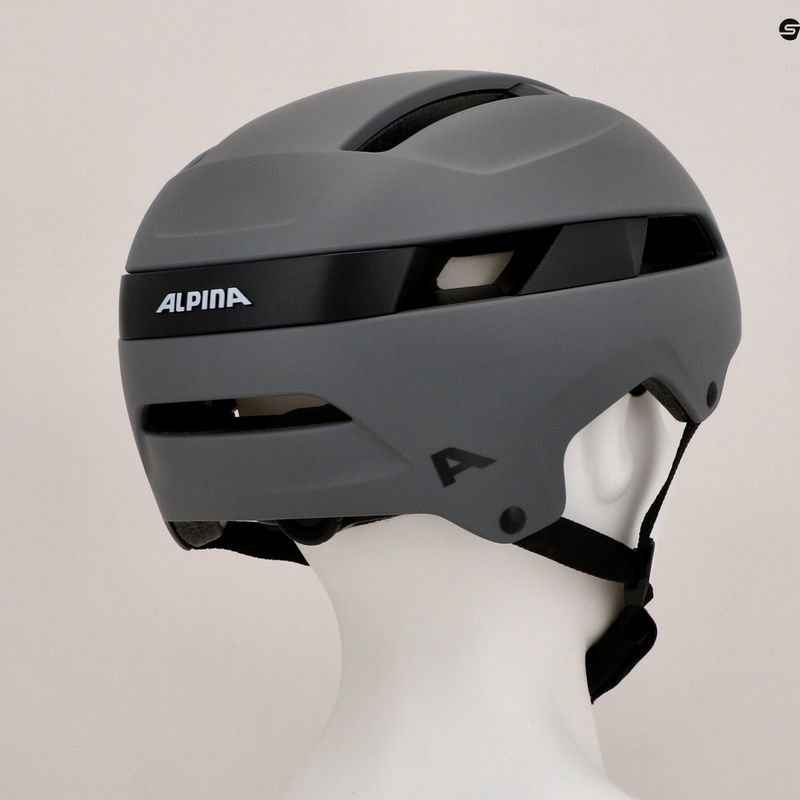 Kask rowerowy Alpina Soho coffee/grey matt 8