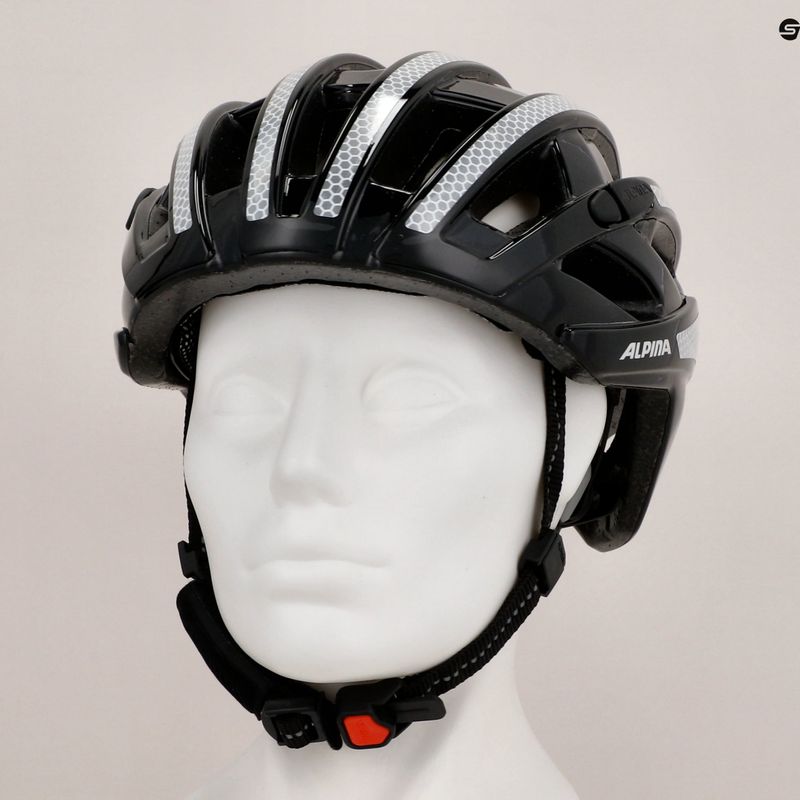 Kask rowerowy Alpina Ravel Reflective black gloss 9