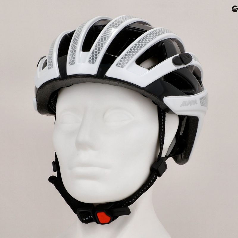 Kask rowerowy Alpina Ravel Reflective white gloss 9
