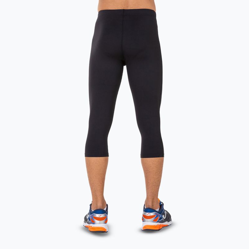 Legginsy treningowe męskie Joma Record 3/4 black 2