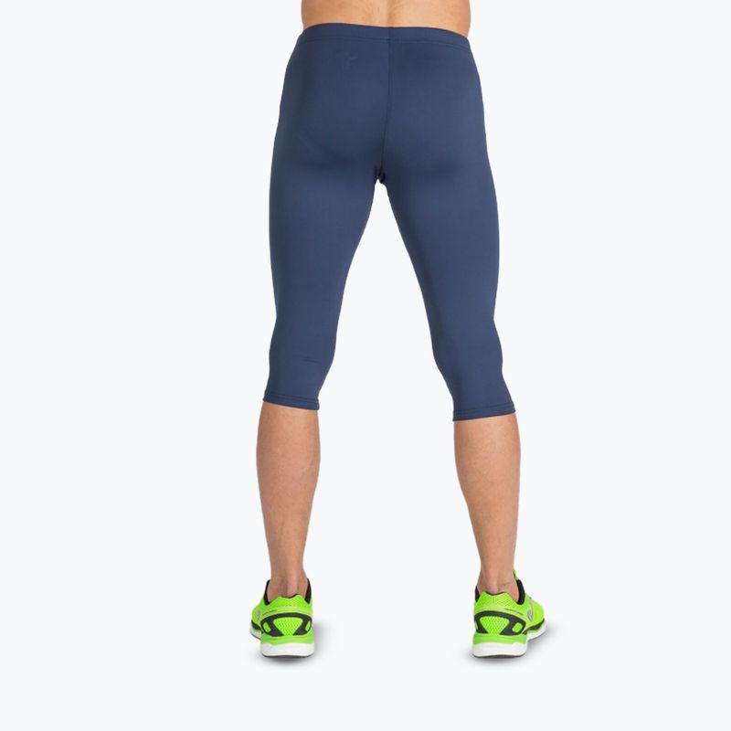 Legginsy treningowe męskie Joma Record 3/4 navy 2