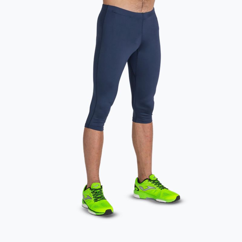 Legginsy treningowe męskie Joma Record 3/4 navy 3