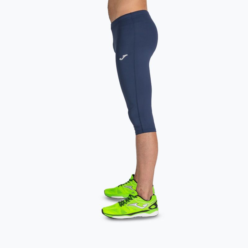 Legginsy treningowe męskie Joma Record 3/4 navy 5