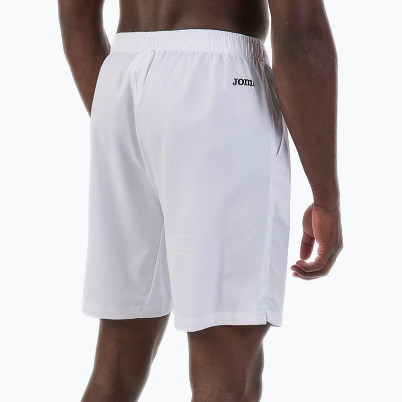 Spodenki tenisowe męskie Joma Bermuda Master Tennis white 3
