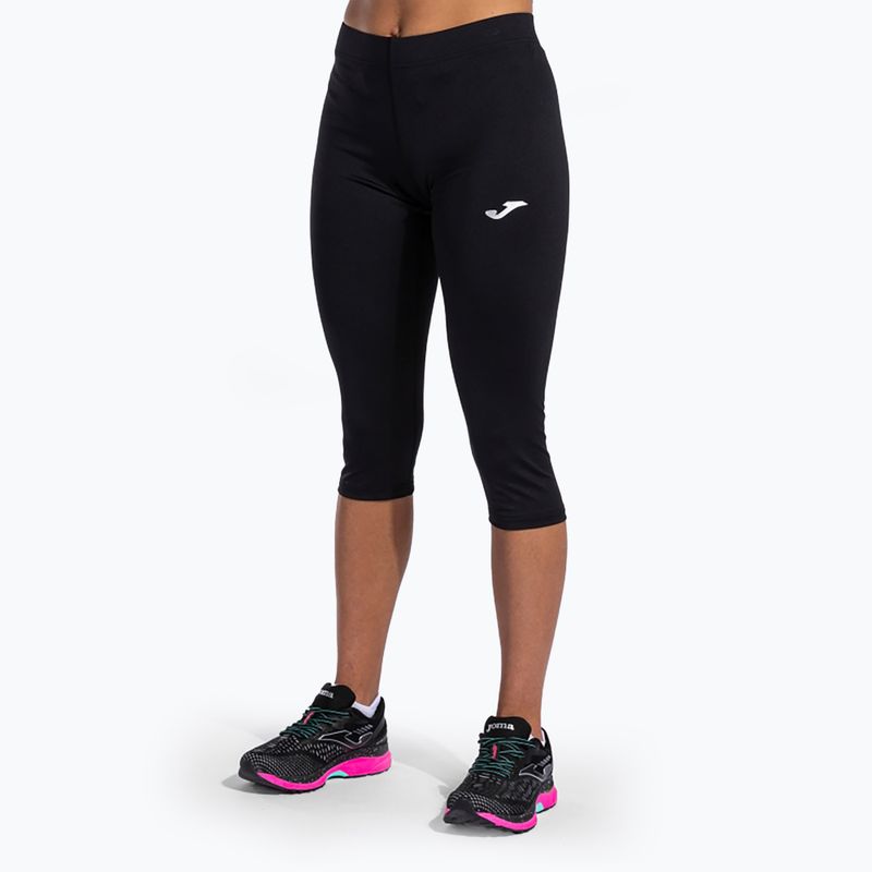 Legginsy do biegania damskie Joma Olimpia 3/4 black 2