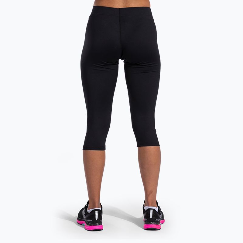 Legginsy do biegania damskie Joma Olimpia 3/4 black 3