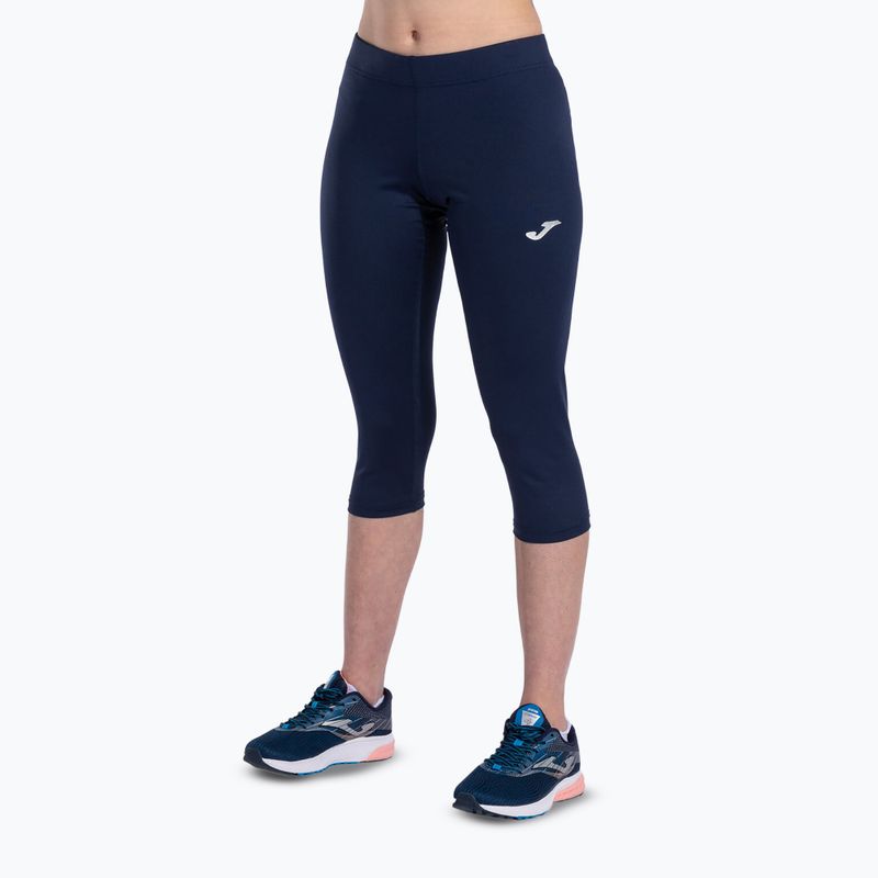 Legginsy treningowe damskie Joma Olimpia 3/4 navy 2