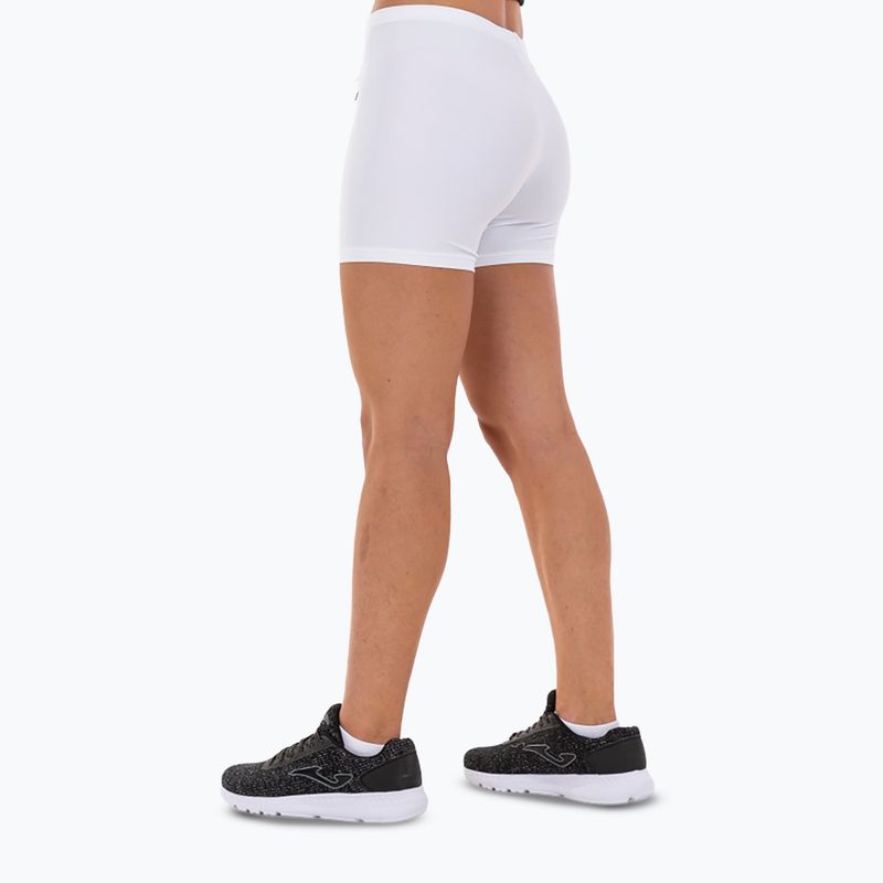 Spodenki do biegania damskie Joma Lycra white 4