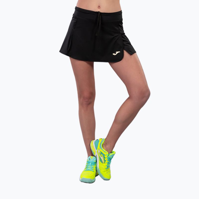 Spódnica tenisowa Joma Open II black 2