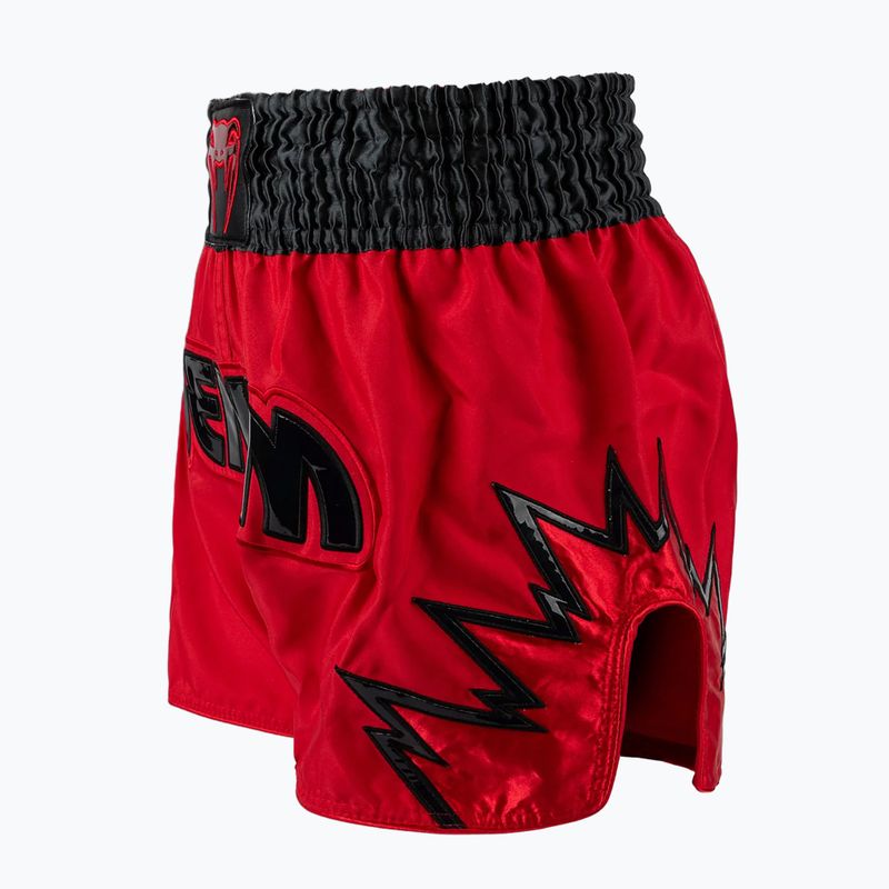 Spodenki treningowe męskie Venum Inferno Muay Thai red/charcol grey/black 3