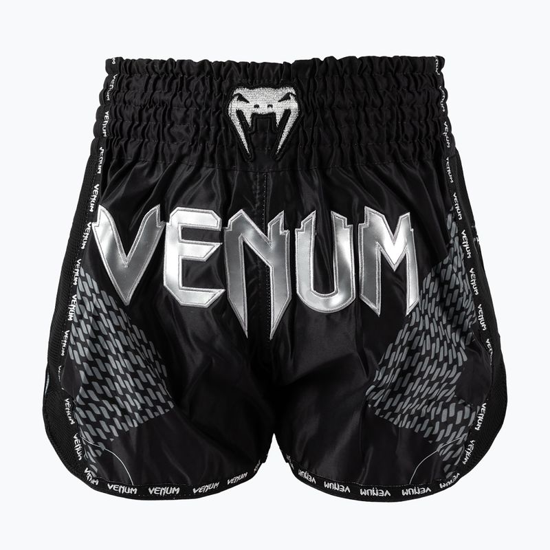 Spodenki treningowe męskie Venum Nexus Muay Thai black/silver