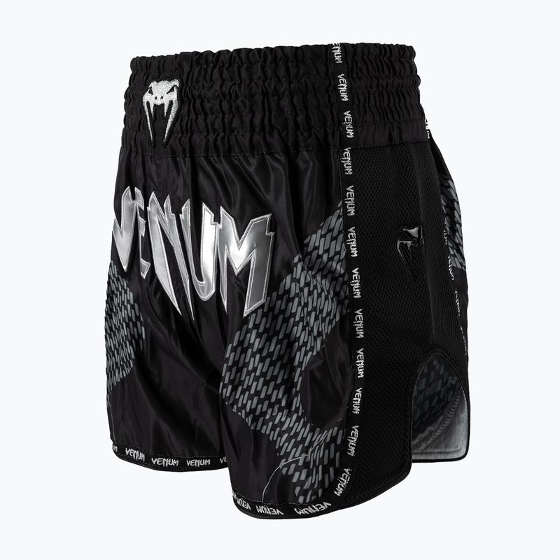 Spodenki treningowe męskie Venum Nexus Muay Thai black/silver 3
