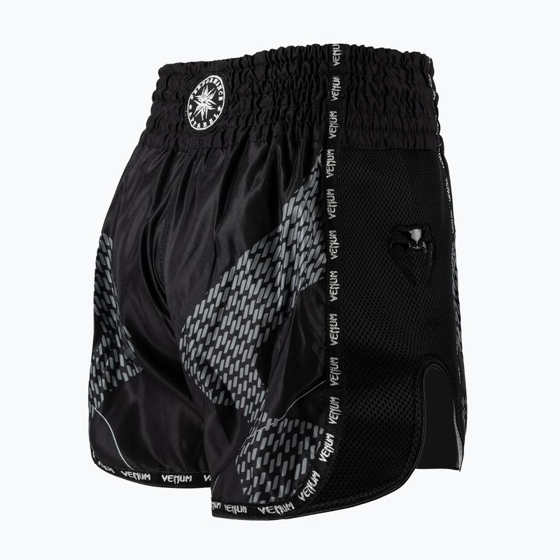 Spodenki treningowe męskie Venum Nexus Muay Thai black/silver 4