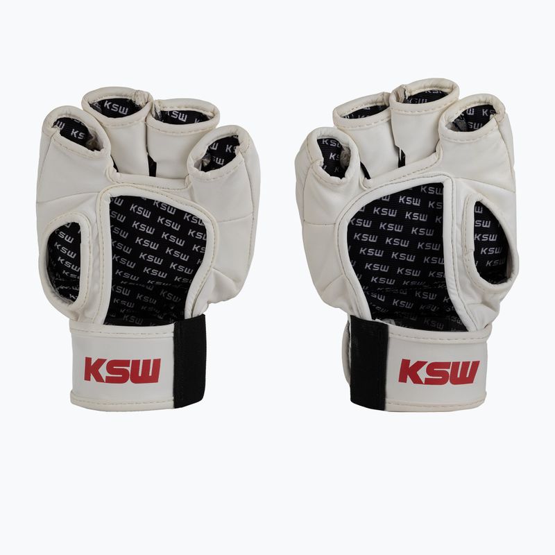 Rękawice grapplingowe KSW red 2
