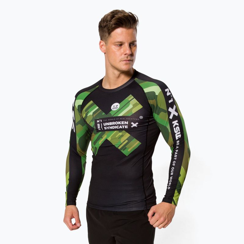 Rashguard longsleeve męski KSW Camo black