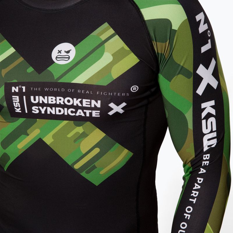 Rashguard longsleeve męski KSW Camo black 4
