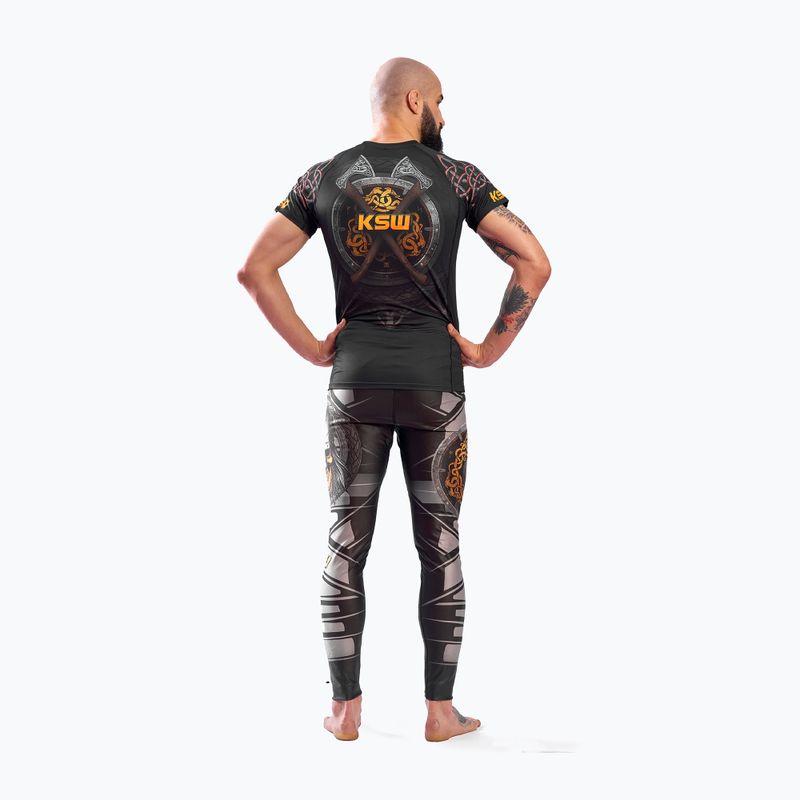 Legginsy męskie KSW Mad Viking black 2