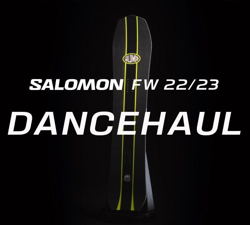 Deska snowboardowa Salomon Dancehaul black/yellow 13
